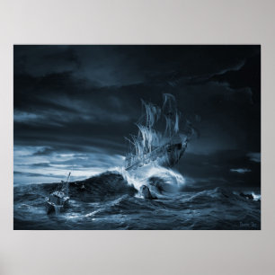 Die neunte Welle remake, digitale Kunstwerke Poster