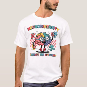 Die Neurovielfalt feiert das Rätsel der SpektrumGe T-Shirt
