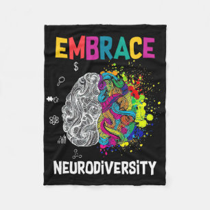 Die Neurovielfalt feiert die Autismus-Spektrumgehi Fleecedecke