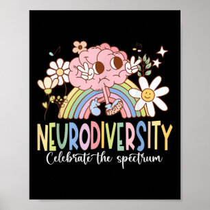 Die Neurovielfalt feiert die Autismus-Spektrumgehi Poster