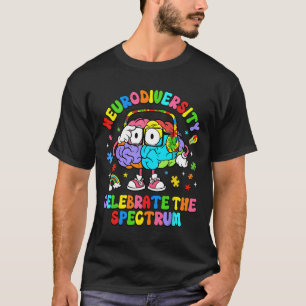 Die Neurovielfalt feiert die Autismus-Spektrumgehi T-Shirt