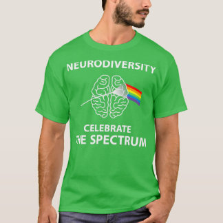 Die Neurovielfalt feiert die spektrum-Autistische T-Shirt