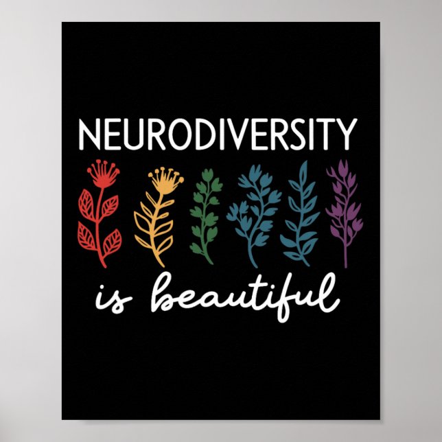 Die Neurovielfalt ist ein schönes Bewusstsein für  Poster (Vorne)