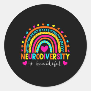 Die Neurovielfalt ist ein wunderschönes Special Au Runder Aufkleber