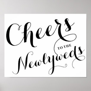 Die Neuvermählten Hochzeitplakat Poster