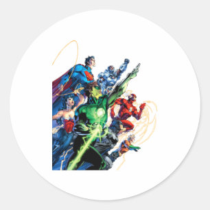 Die New 52 Cover 1 3. Druck _1 Runder Aufkleber