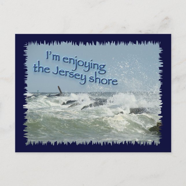 Die New Jersey Shore Postkarte (Vorderseite)