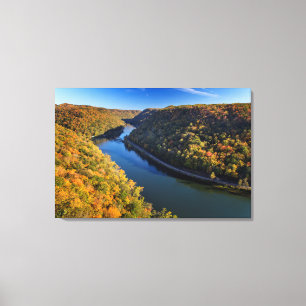 Die New River Gorge im Hawks Nest State Park Leinwanddruck