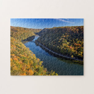 Die New River Gorge im Hawks Nest State Park Puzzle