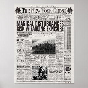 Die New York Ghost-Zeitung Poster