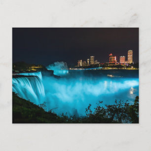 Die Niagarafälle zwischen Kanada und USA Postkarte