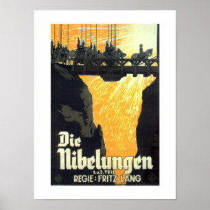 Die Nibelungen Opera 1924 Film Poster