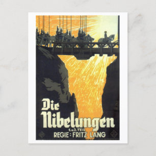 Die Nibelungen Opera 1924 Film Postkarte