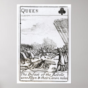 Die Niederlage der Rebellen am Kampf von Poster