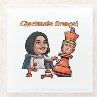 Die Niederlage des orangen Königs Glasuntersetzer