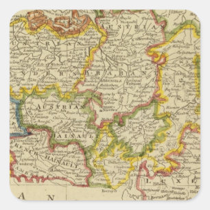Die Niederlande 2 Quadratischer Aufkleber