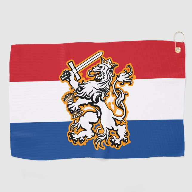 Die Niederlande Golfhandtuch (Horizontal)