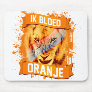 Die Niederlande "ich blute Orange" auf Holländer Mousepad