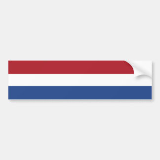 Die Niederlande - niederländische Flagge Autoaufkleber