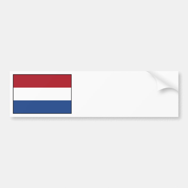 Die Niederlande - niederländische Flagge Autoaufkleber (Vorne)