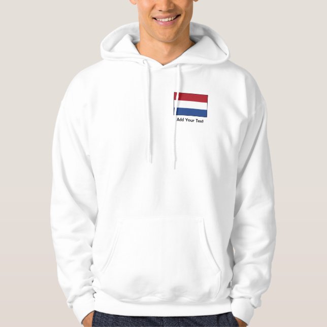 Die Niederlande - niederländische Flagge Hoodie (Vorderseite)