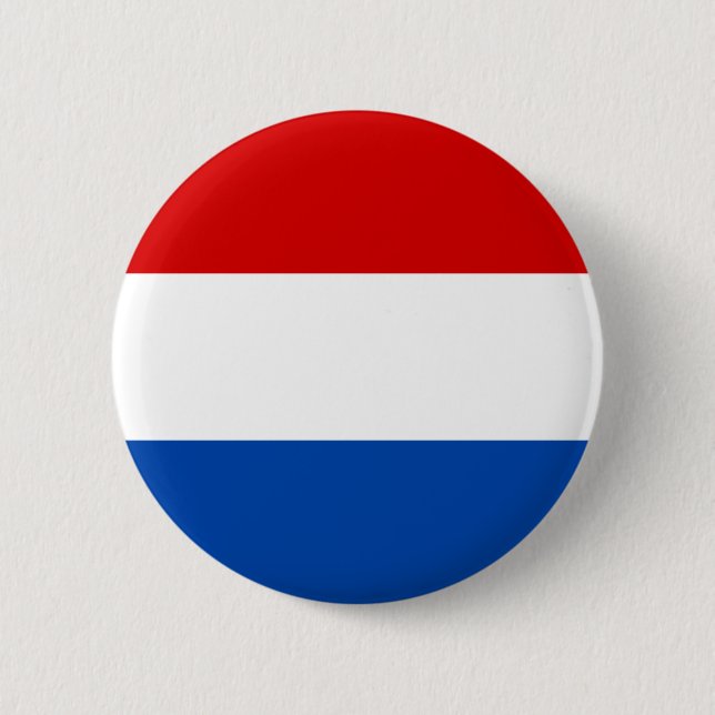 Die niederländische Flagge Button (Vorderseite)