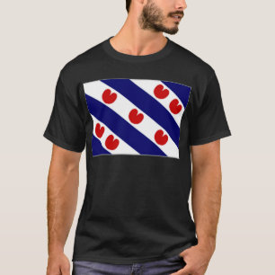 Die niederländische Friesland-Flagge T-Shirt
