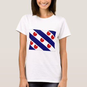 Die niederländische Friesland-Flagge T-Shirt