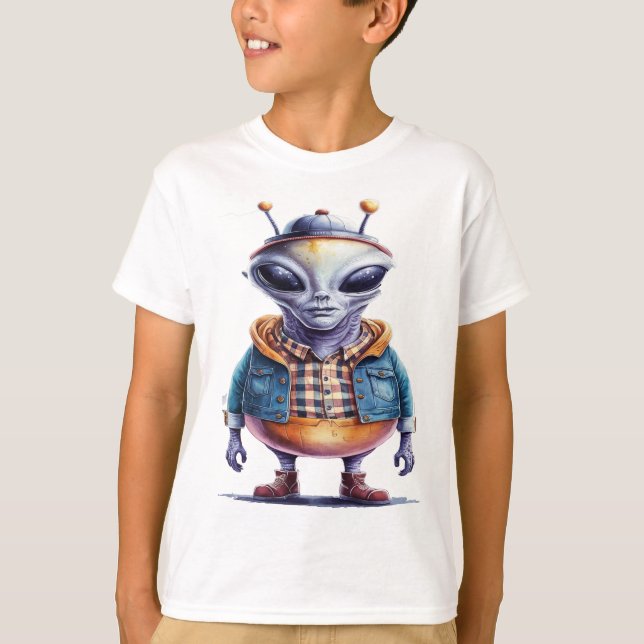 Die niedliche Alien T-Shirt (Vorderseite)