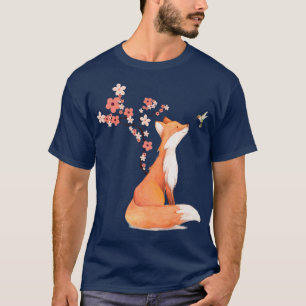 Die Niedliche Blume von Hummingbird und Cherry Blo T-Shirt