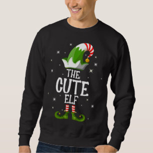 Die Niedliche Elf-Familiengruppe Weihnachten Sweatshirt