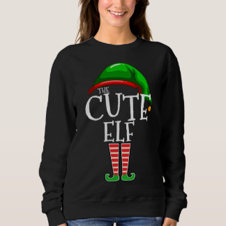 Die Niedliche Elf-Gruppe passt Familienweihnachtsg Sweatshirt