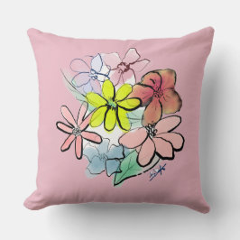 Die Niedliche, Hübsche BlumenBouquet Kissen