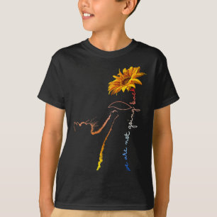 Die Niedliche Katzenblume Kamala-harri geht nicht  T-Shirt