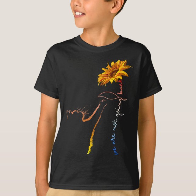 Die Niedliche Katzenblume Kamala-harri geht nicht  T-Shirt (Vorderseite)