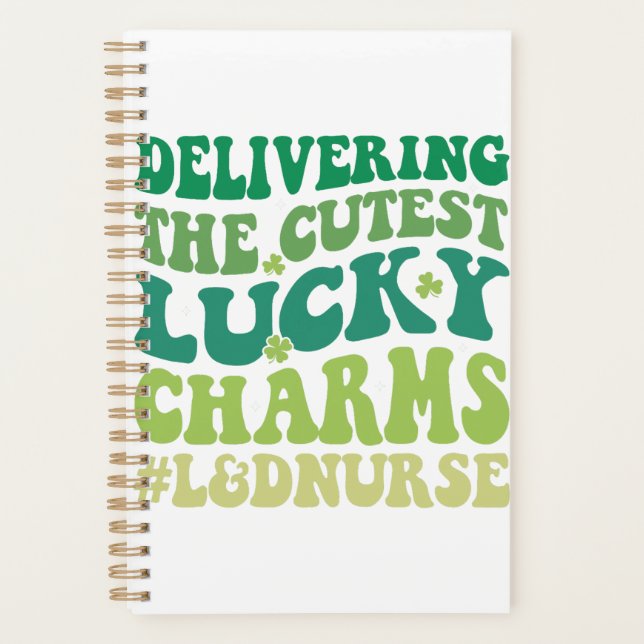 Die Niedliche Lucky Charm LD Nurse St Patr Planer (Vorderseite)