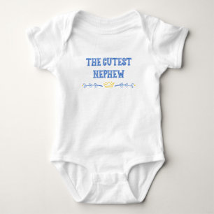 Die niedliche Neffe Baby Blue Tante Geschenk Strampler