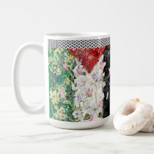 Die Niedliche palästinensische Tasse mit Blumenkar