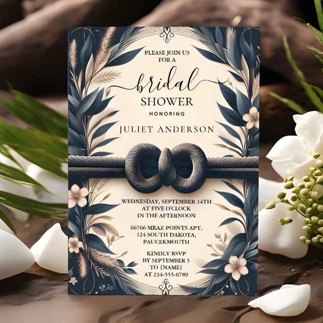 Die Niedliche Seile, die wir knüpfen, verbindet da Einladung (Von Creator hochgeladen)