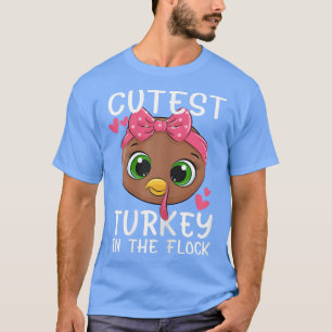 Die niedliche Türkei in den Flock Erntedank Fall G T-Shirt