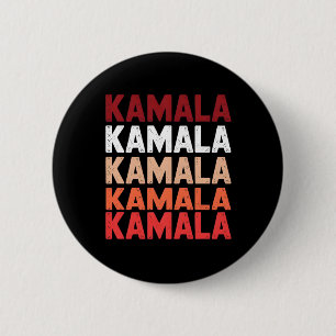 Die Niedliche Welle blauer Katzen für Kamala Fraue Button