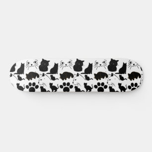 DIE Niedlichen SCHWARZKATZPATTER Skateboard