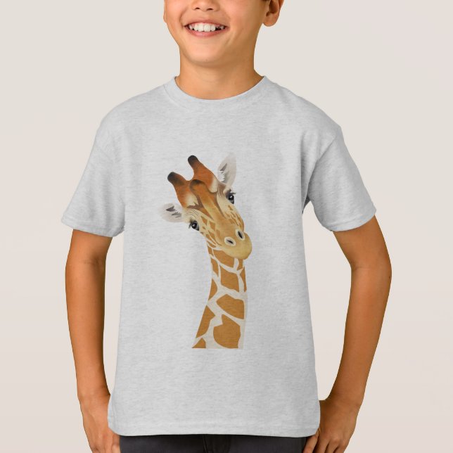 Die niedlichen T-Shirts des Giraffen-Kindes (Vorderseite)