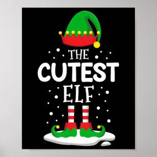 Die Niedlichste Elf Weihnachtsfamilie, die sich mi Poster