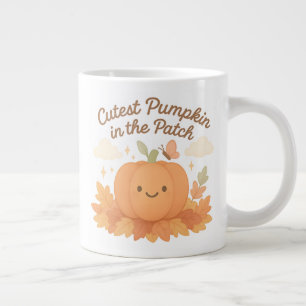 Die Niedlichsten Pumpketten im Patch Fall Design V Jumbo-Tasse