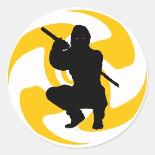 DIE NINJA CREED RUNDER AUFKLEBER