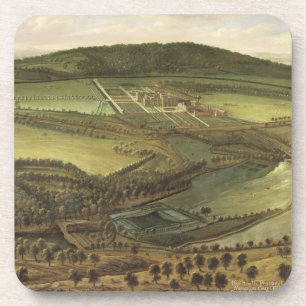 Die Nordaussicht des Hampton Court, c.1699 (Öl O Getränkeuntersetzer