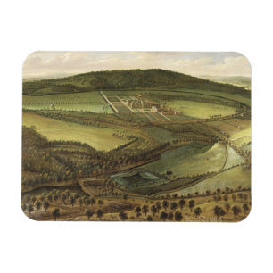 Die Nordaussicht des Hampton Court, c.1699 (Öl O Magnet
