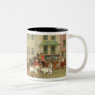 Die Nordland-Post am Pfau, Islington, Zweifarbige Tasse