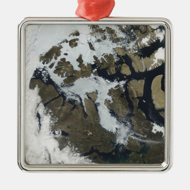 Die Nordwestpassage Silbernes Ornament (Vorne)